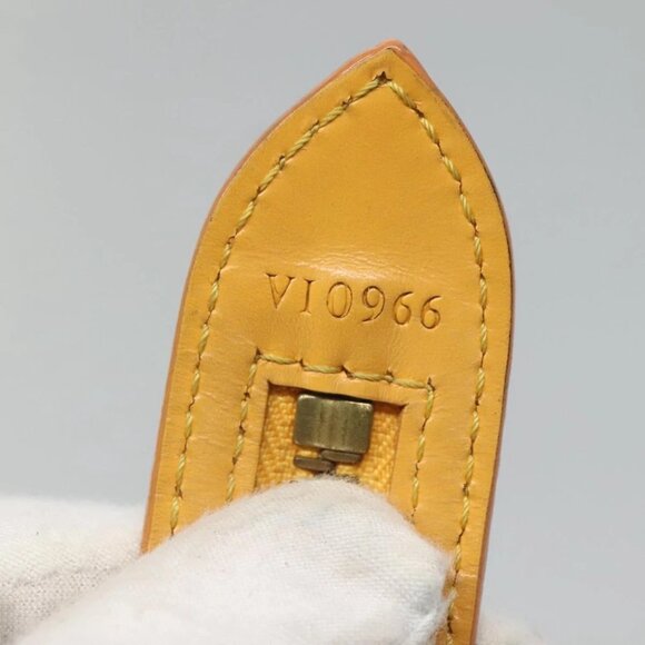 LOUIS VUITTON Epi Saint Jacques Poignees Long Bag Yellow M52339 LV Auth 116451 - Picture 9 of 16